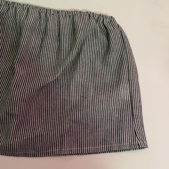 Brandy Melville Striped Flowy Tube Top One Size - Picture 5 of 5